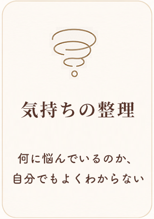 心理カウンセラー　大熊安美（おおくまあみ）　　気持ちの整理
